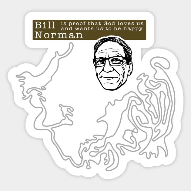 Bill-2 Sticker by -oddlyeven-